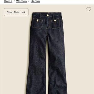 J Crew Sailor Demim Trouser